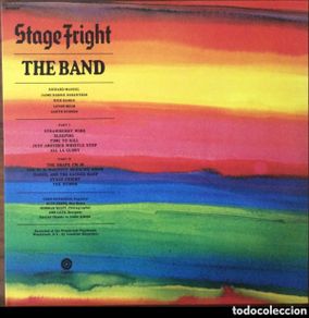 Discos de vinilo: The Band: Stage Fright Lp 180gr 2015